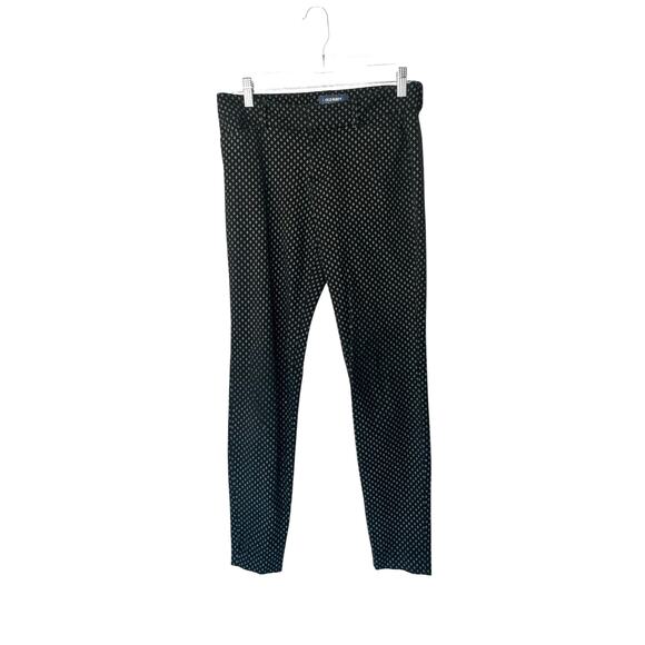 Old Navy Black Office Career Work Print‎ Office Work Pixie Ankle Pants Size 4 - Picture 1 of 10